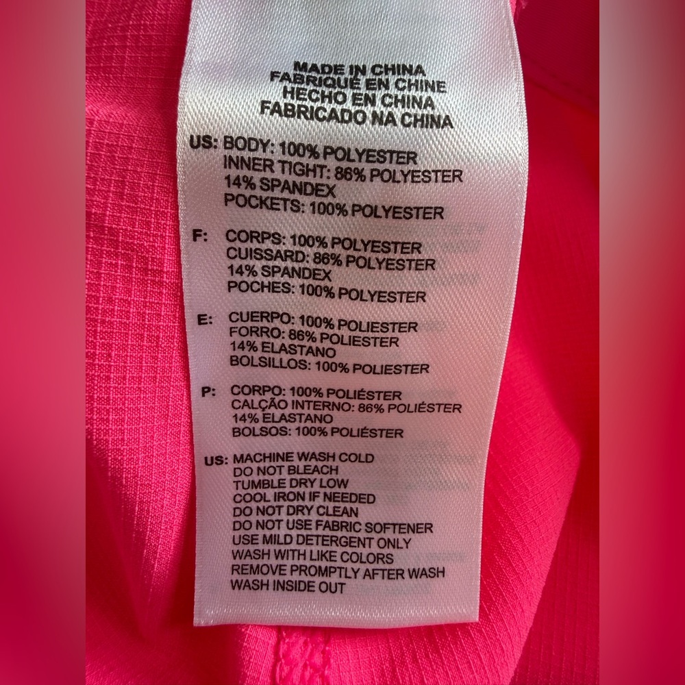 Adidas Hot Pink Athletic Mini Skirt High-Waisted Golf-Tennis Skort Style Sise 2 - Picture 12 of 15
